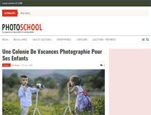 Tablet Screenshot of photoschool.fr